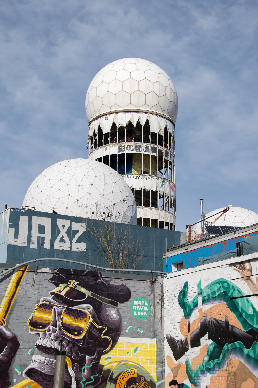 Die ehemalige Abhörstation auf dem Berliner Teufelsberg