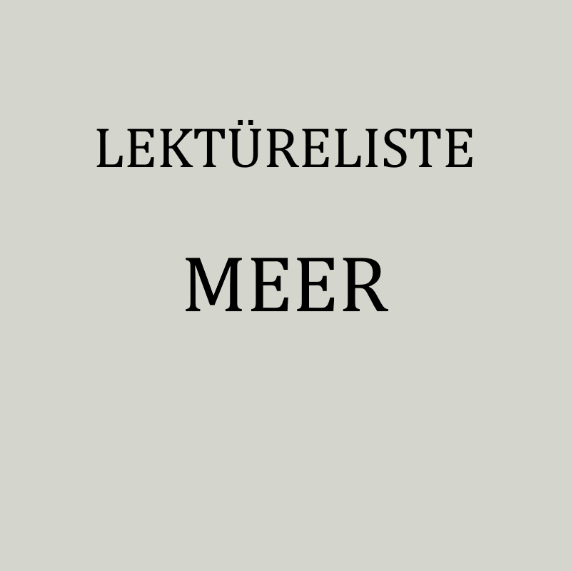 Belletristik, Sachbücher und Reiseberichte über das Meer