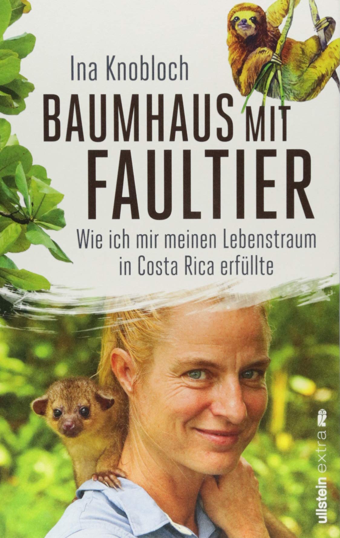 Baumhaus mit Faultier von Ina Knobloch