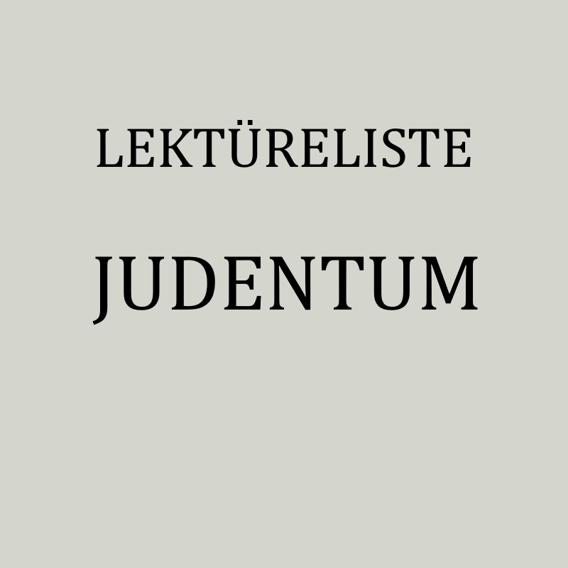 Belletristik und Sachbücher über das Judentum