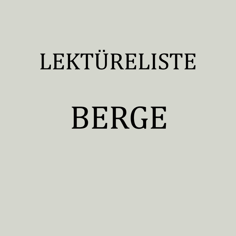 Belletristik, Sachbücher, Bildbände und Reiseberichte über Berge