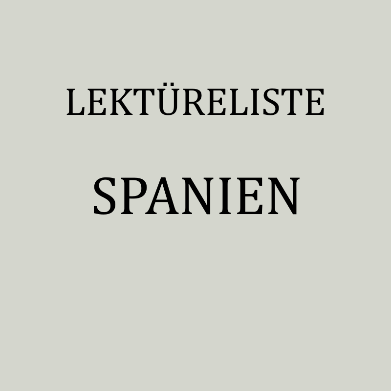Belletristik, Reisebücher und Sachbücher aus und über Spanien