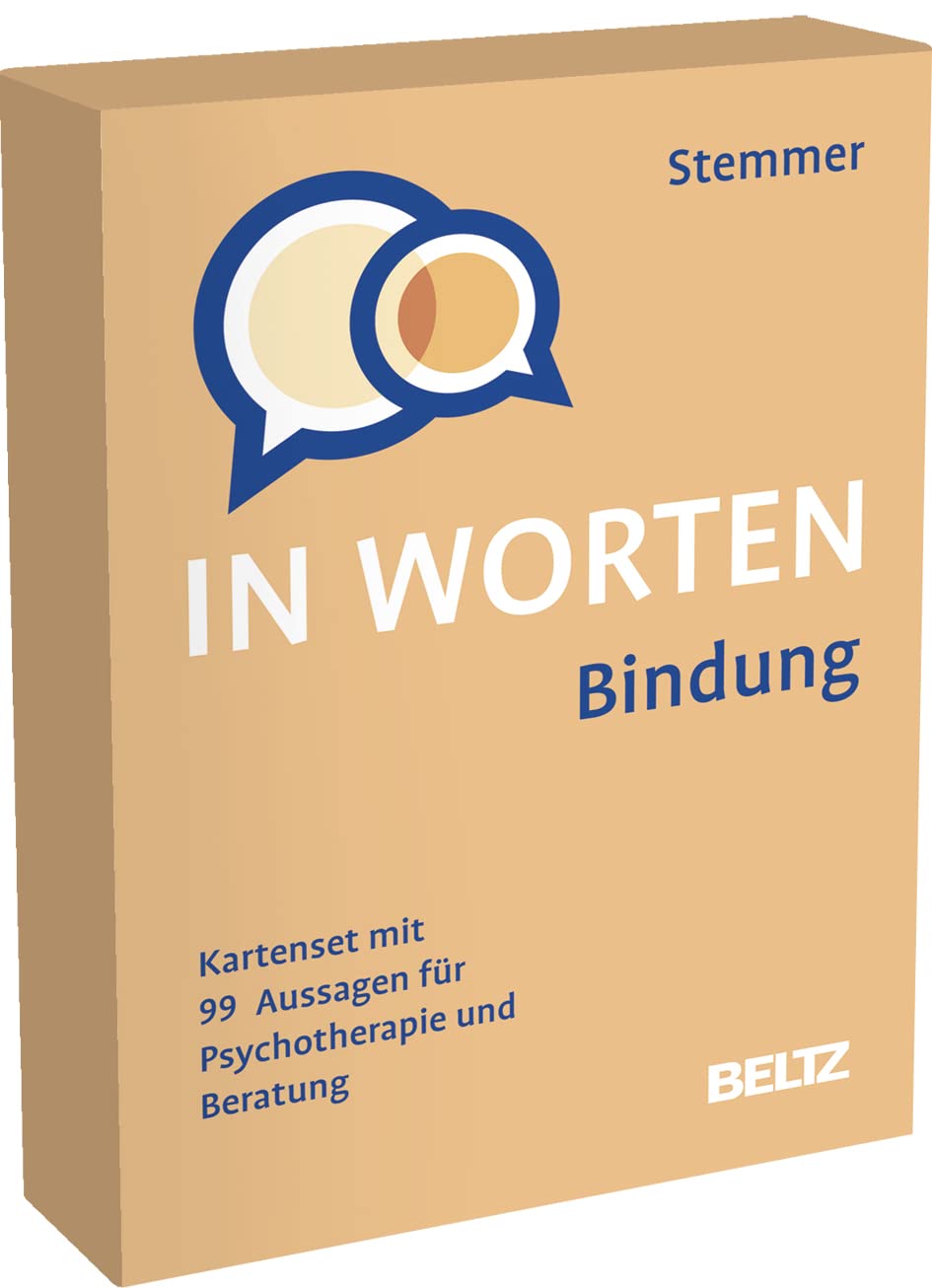 Bindung in Worten. Kartenset mit 99 Aussagen für Psychotherapie und Beratung von Kerstin Stemmer
